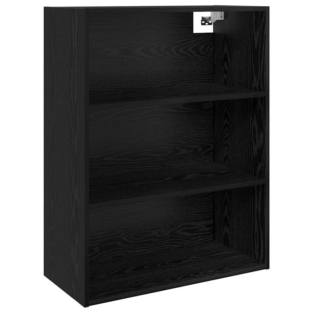 Sideboard Black oak 69.5 x 32.5 x 180 cm Engineered wood