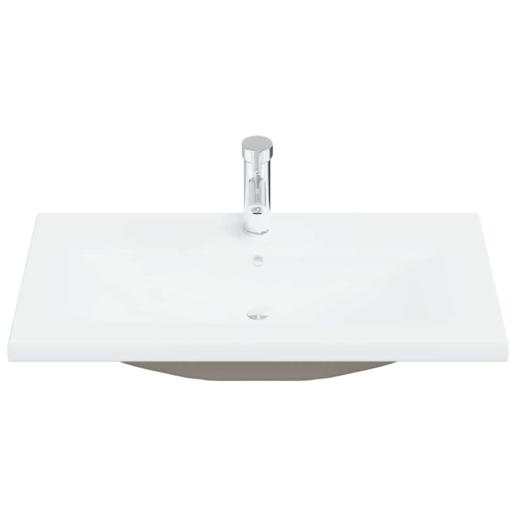 Sink Cabinet Black oak 80 x 39 x 62 cm Engineered wood