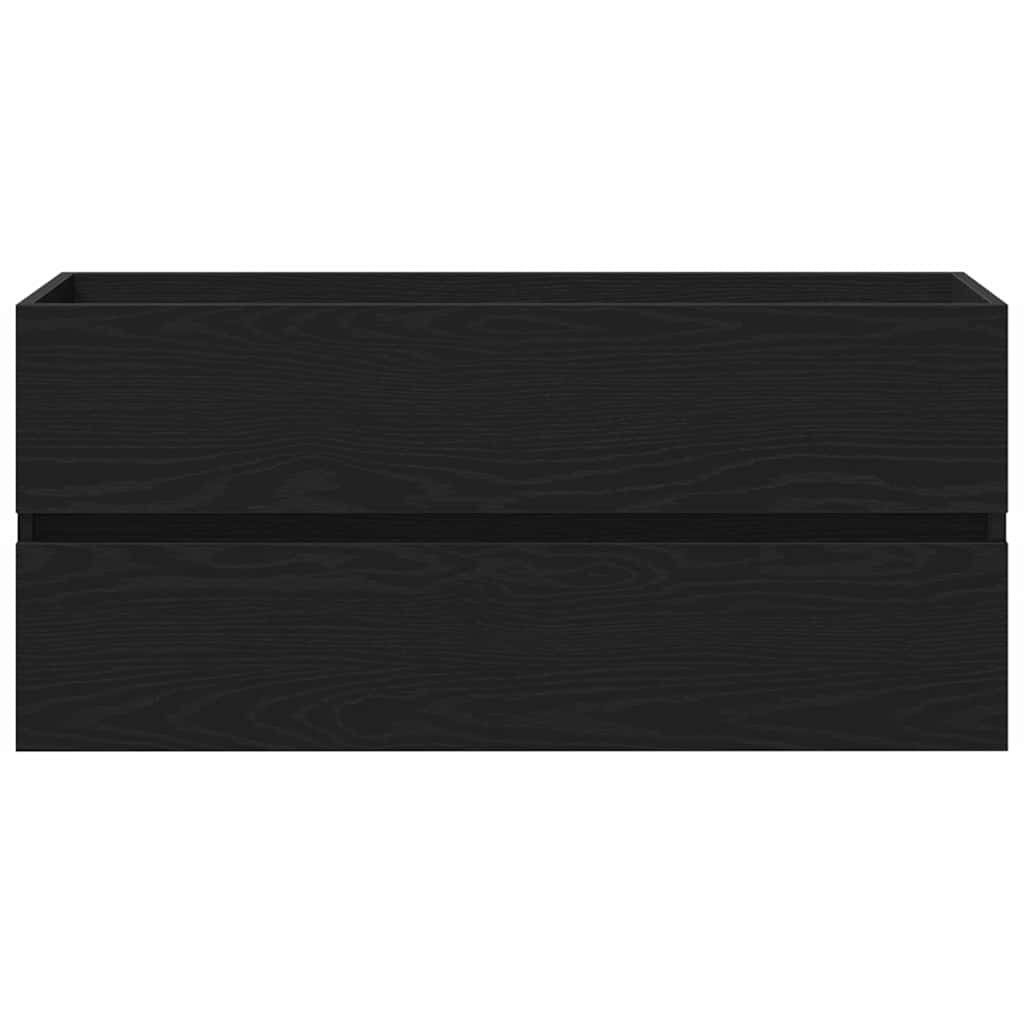 Sink Cabinet Black oak 100 x 39 x 62 cm Engineered wood