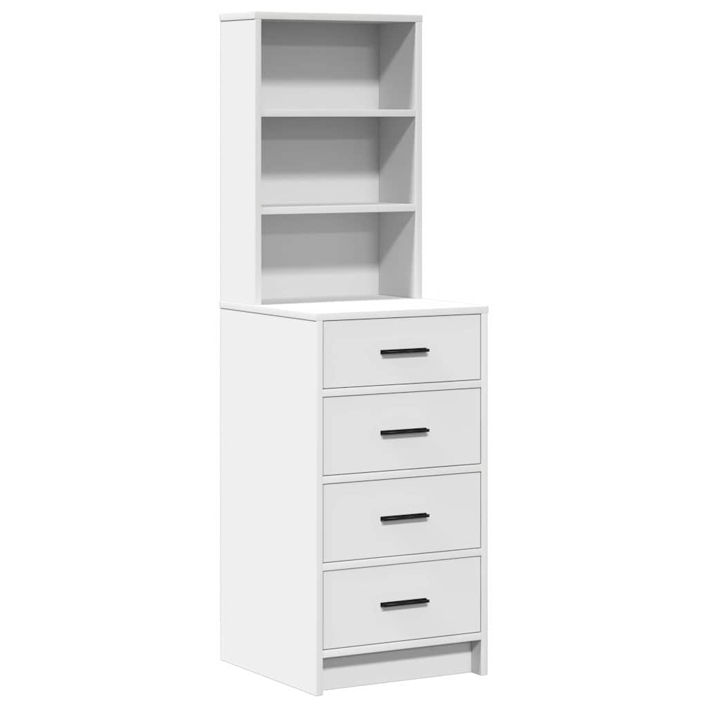Dressing Table 2 pcs White 78.5 x 41 x 135 cm Engineered wood
