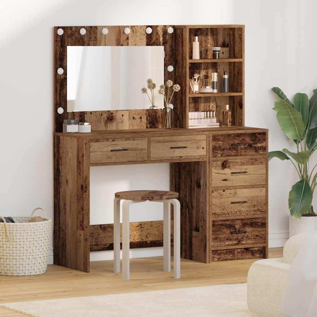 Dressing Table Brown 78.5 x 41 x 135 cm Engineered wood
