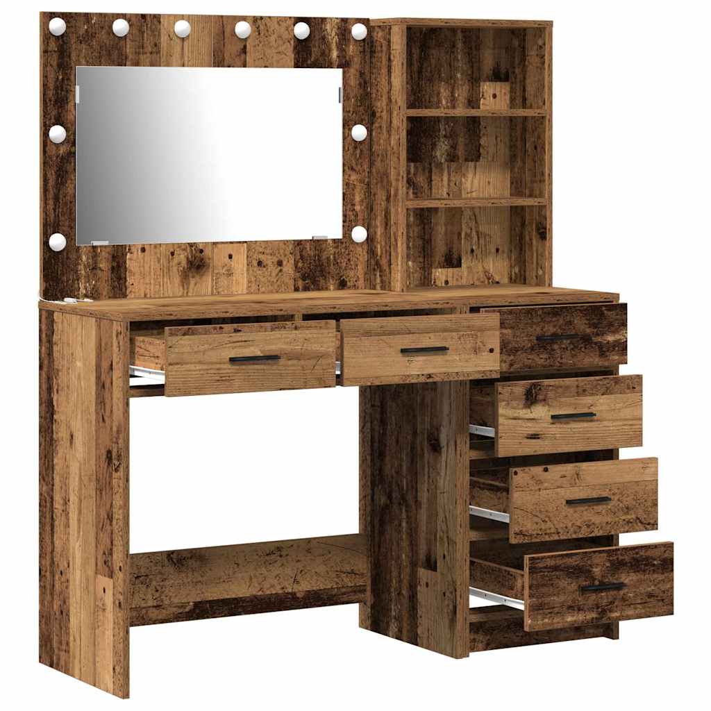 Dressing Table Brown 78.5 x 41 x 135 cm Engineered wood