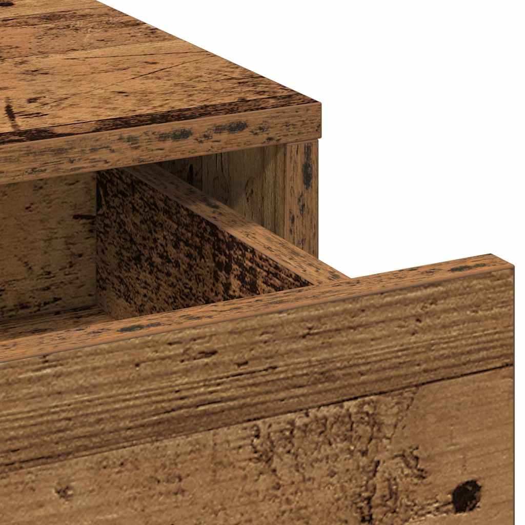 Dressing Table 2 pcs Brown 50 x 41 x 135 cm Engineered wood