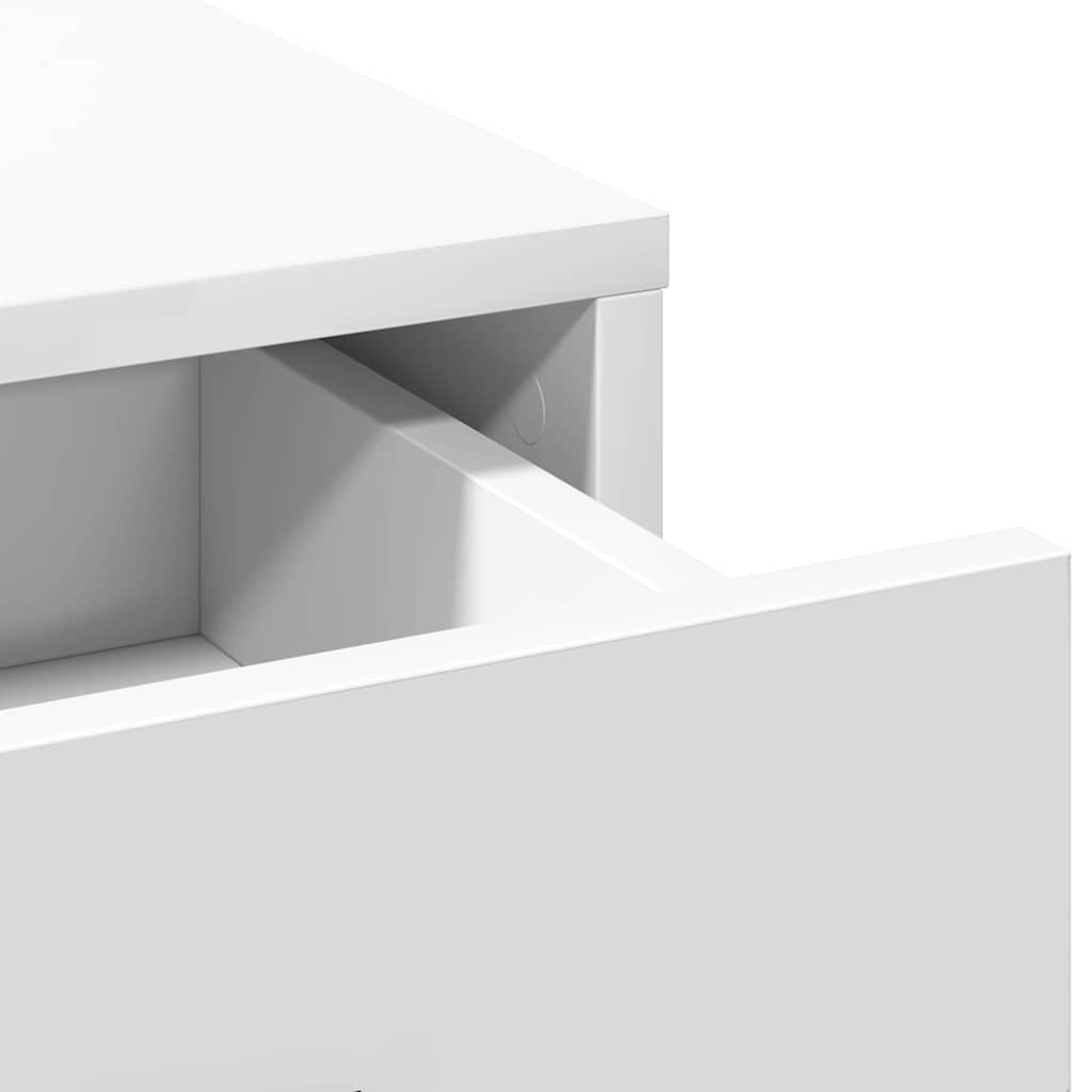Dressing Table 3 pcs White 40 x 41 x 135 cm Engineered wood