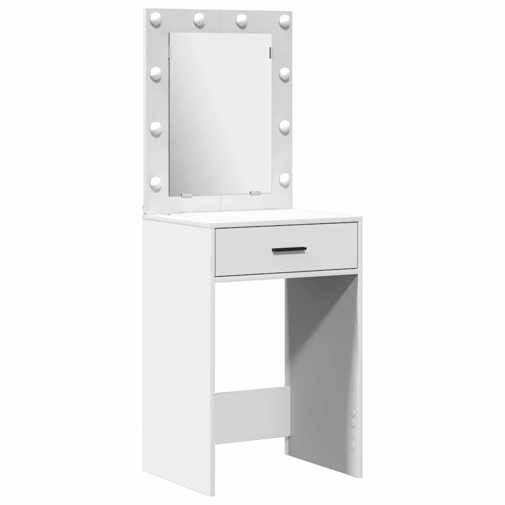 Dressing Table 3 pcs White 40 x 41 x 135 cm Engineered wood