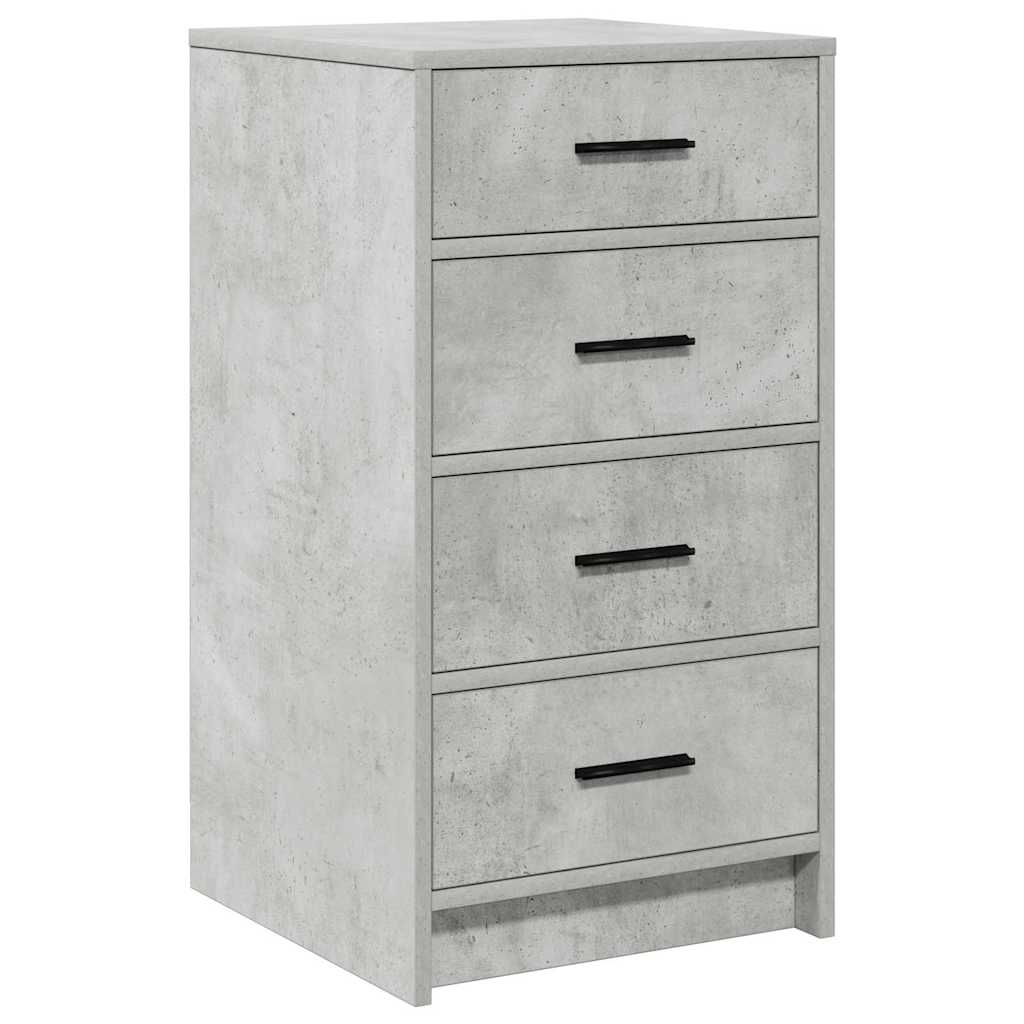 Dressing Table 3 pcs Grey 40 x 41 x 135 cm Engineered wood