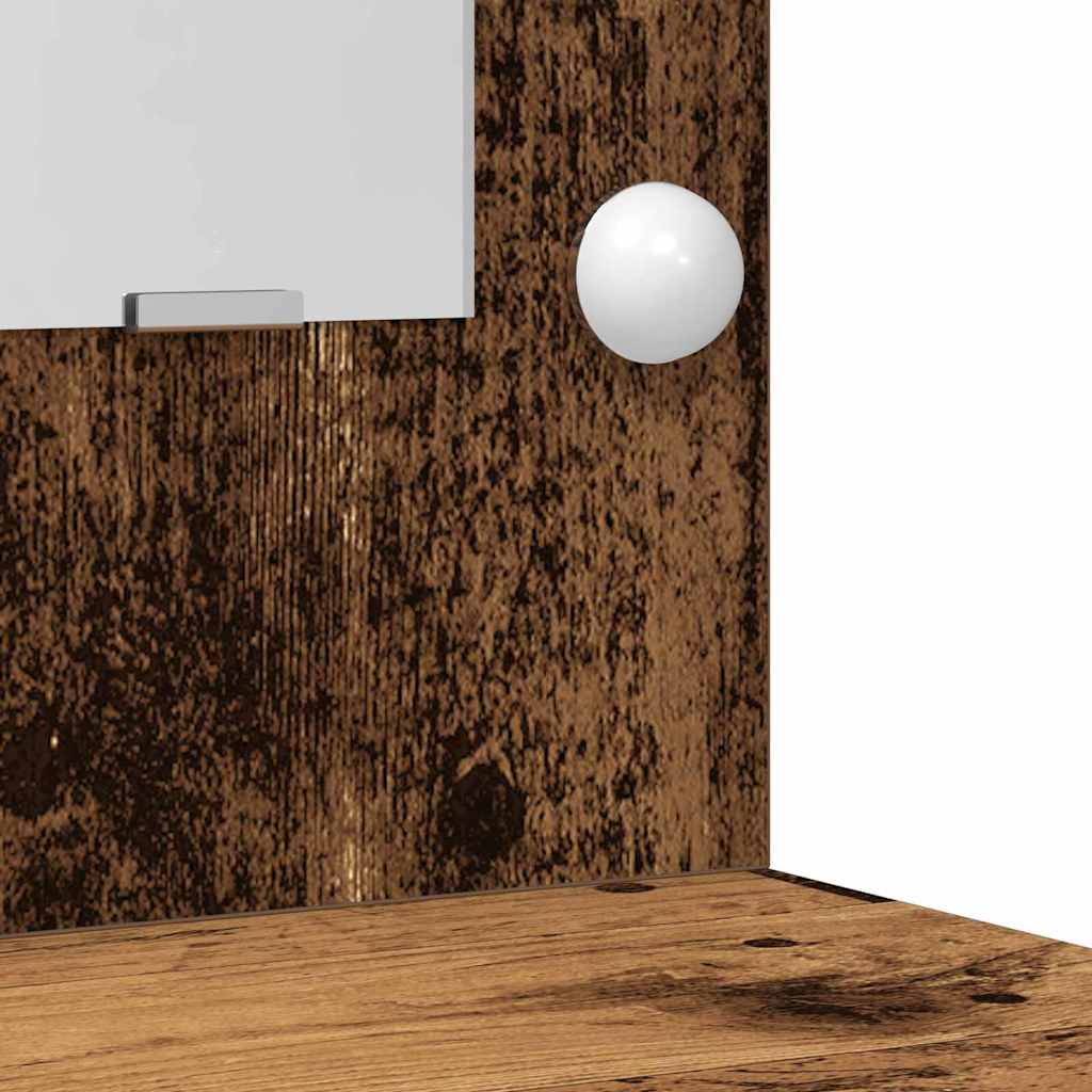 Dressing Table 2 pcs Brown 78.5 x 41 x 135 cm Engineered wood