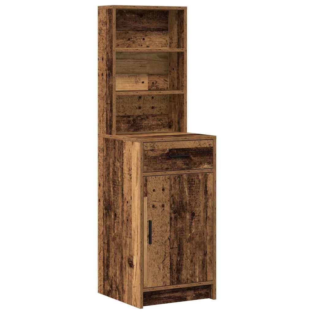 Dressing Table 2 pcs Brown 78.5 x 41 x 135 cm Engineered wood