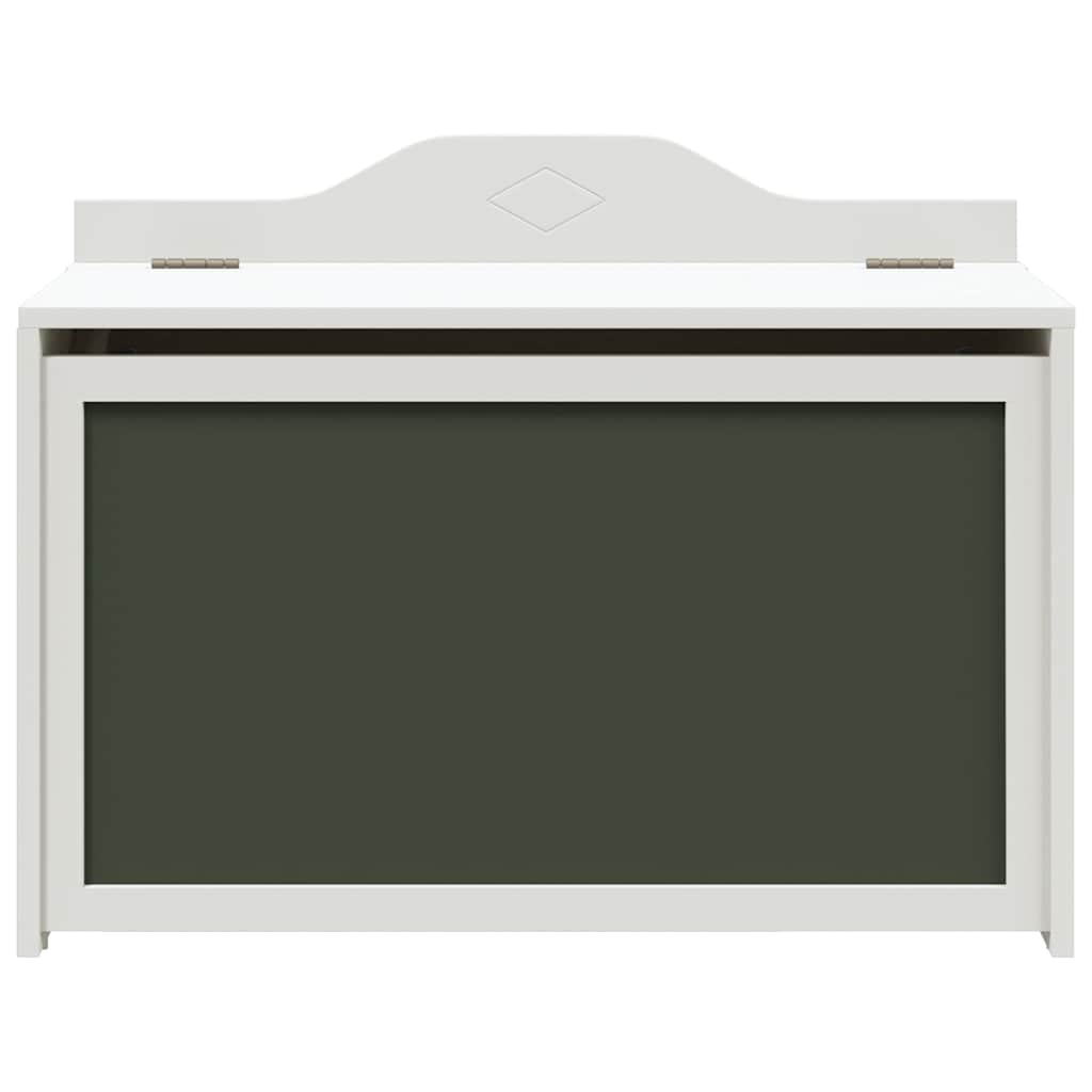 Box with Storage White 73 x 33 x 55 cm Engineered wood