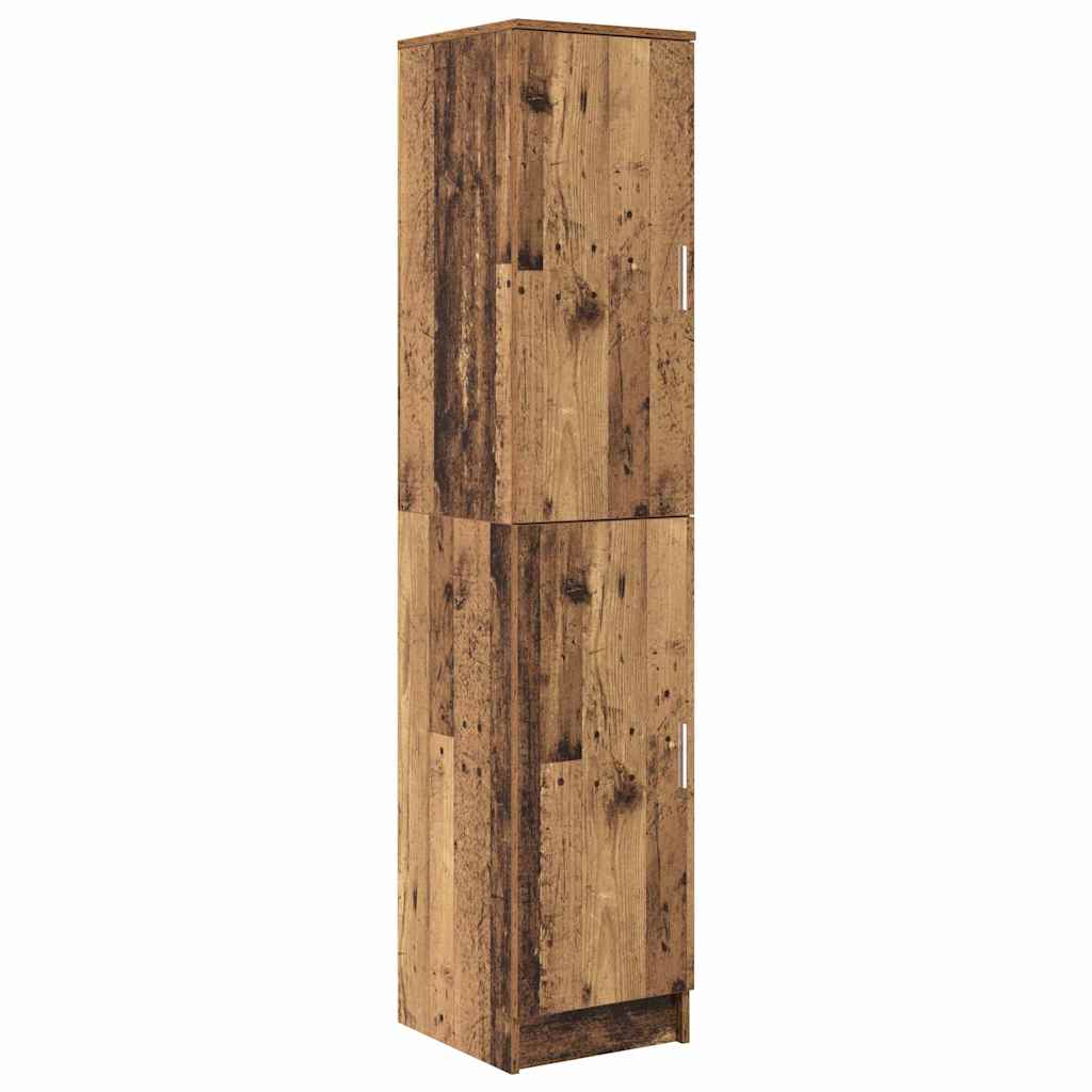 Desk with Storage Old Wood Engineered Wood