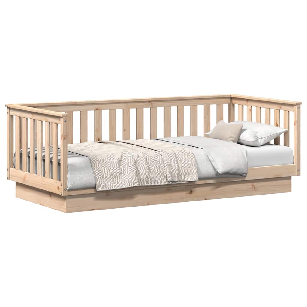 Day Bed without Mattress 90x200 cm Solid Wood Pine