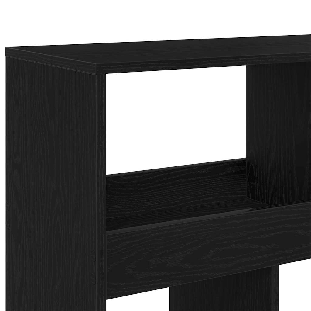 Plant Stand Black Oak Engineered Wood 100x33x187,5 cm