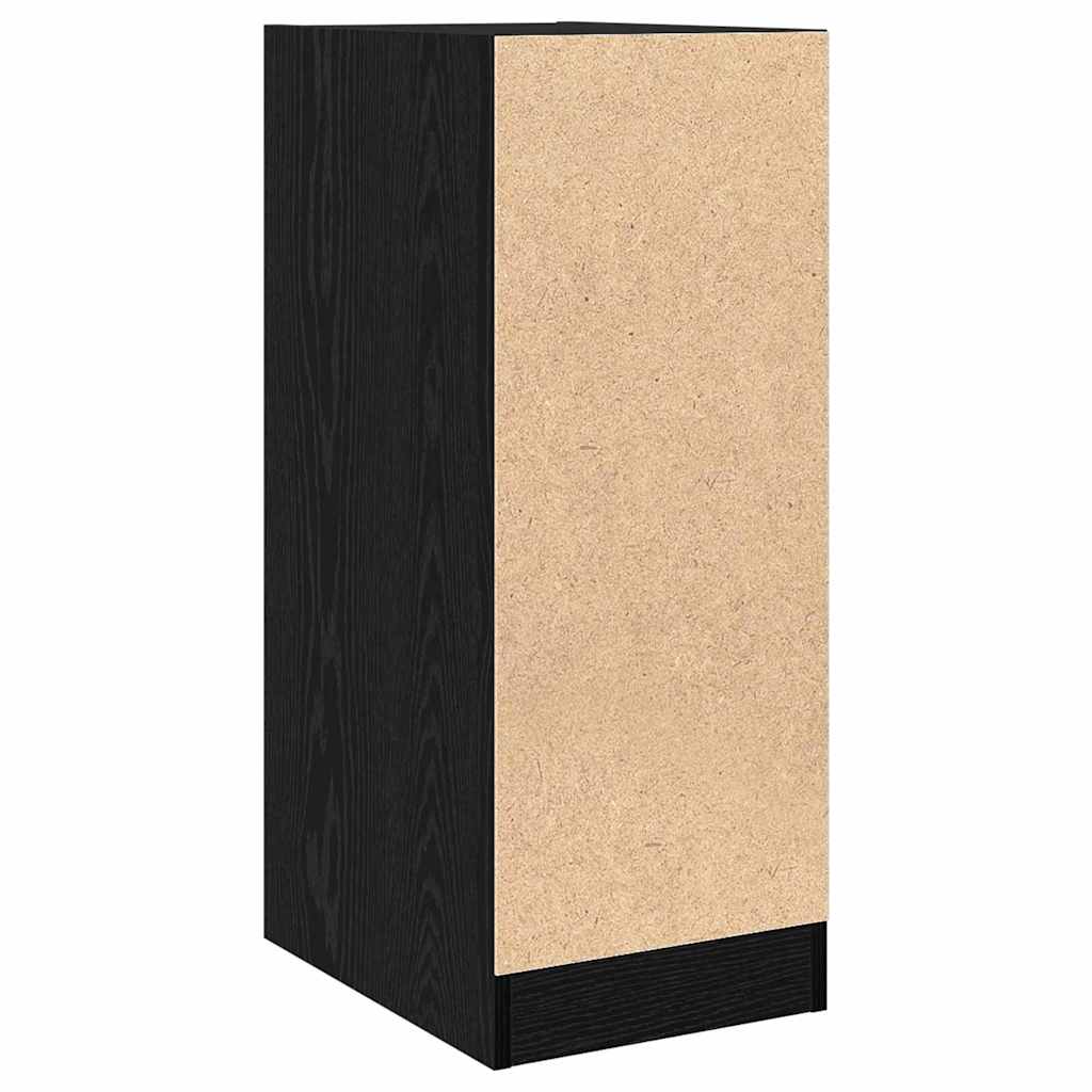 Apothecary Cabinet Black oak 30 x 41 x 77.5 cm Engineered wood