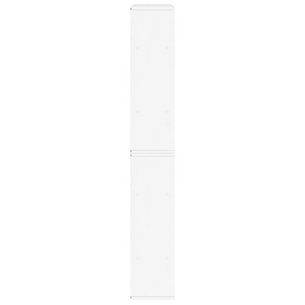 Side Cabinets 5 pcs ODDA White 40x24x79 cm Solid Wood Pine