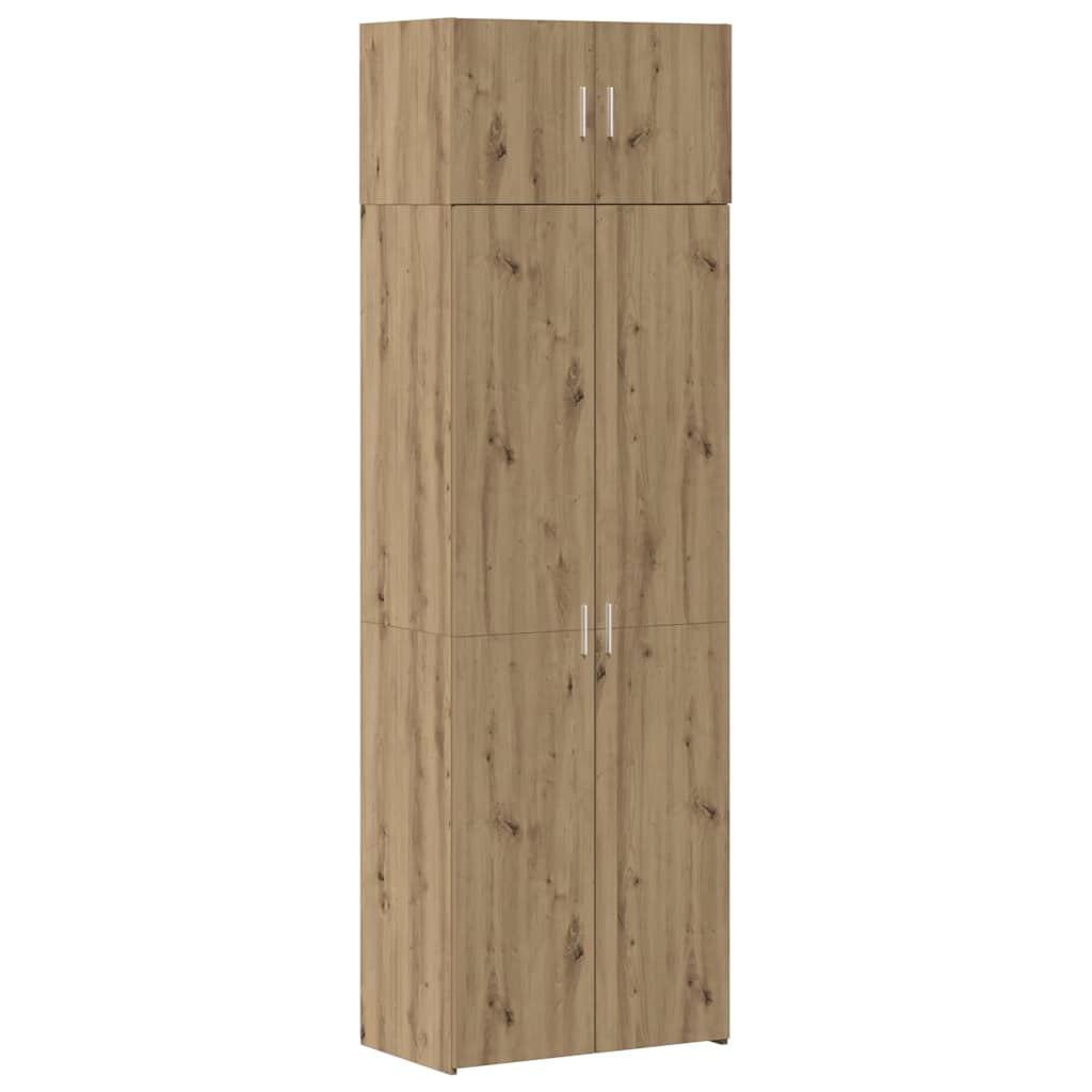 Storage Cabinet Artisan Oak 70x42.5x225 cm Engineered Wood