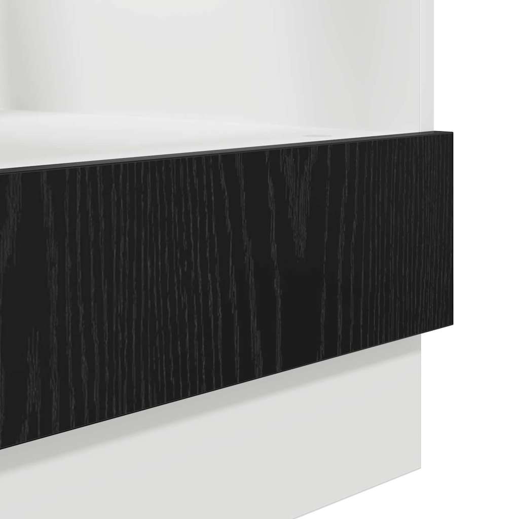 Oven cabiet Riga Black oak 60 x 46 x 81.5 cm Engineered Wood