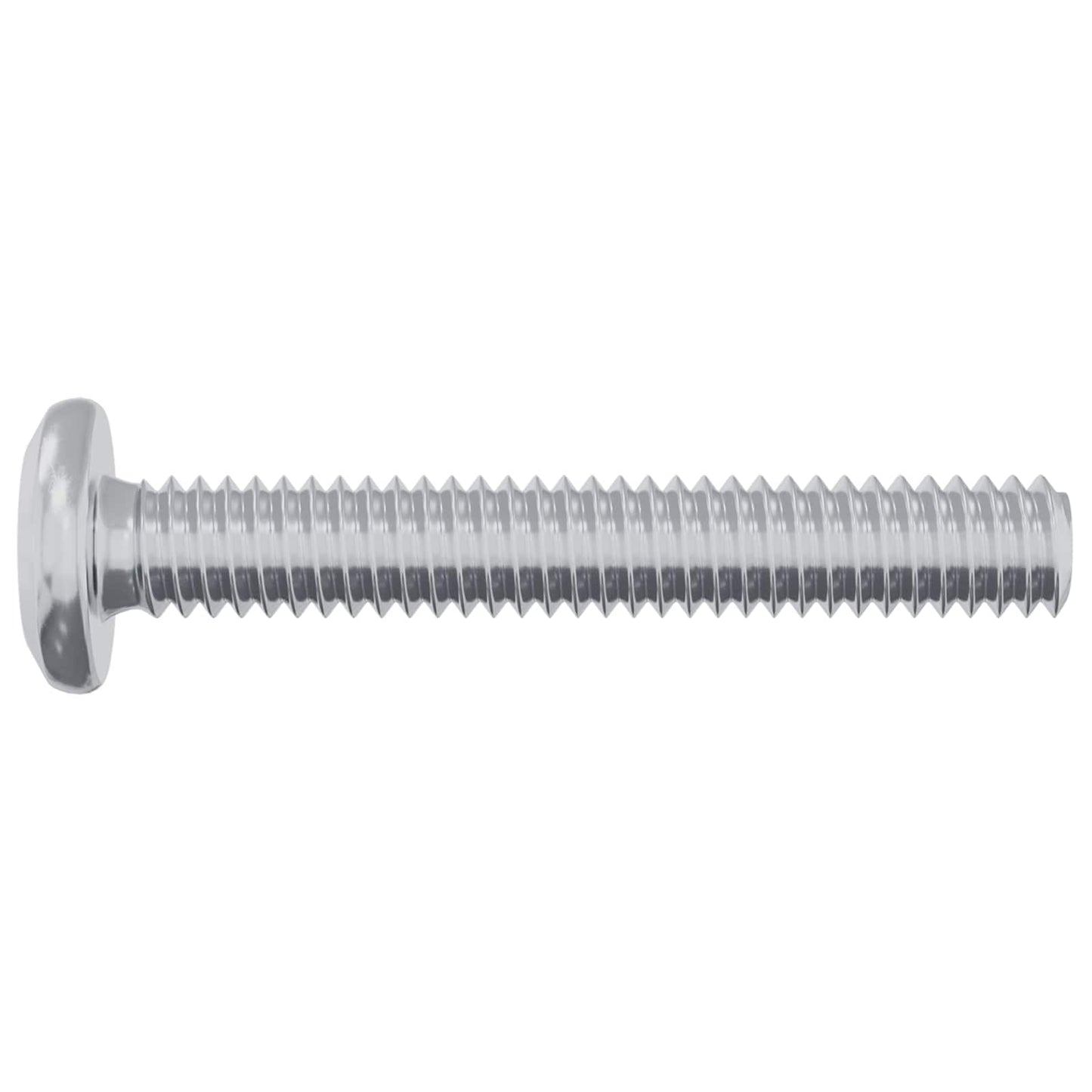 vidaXL Lock Screw Plain 2 pcs Silver M6 x 35 mm Steel
