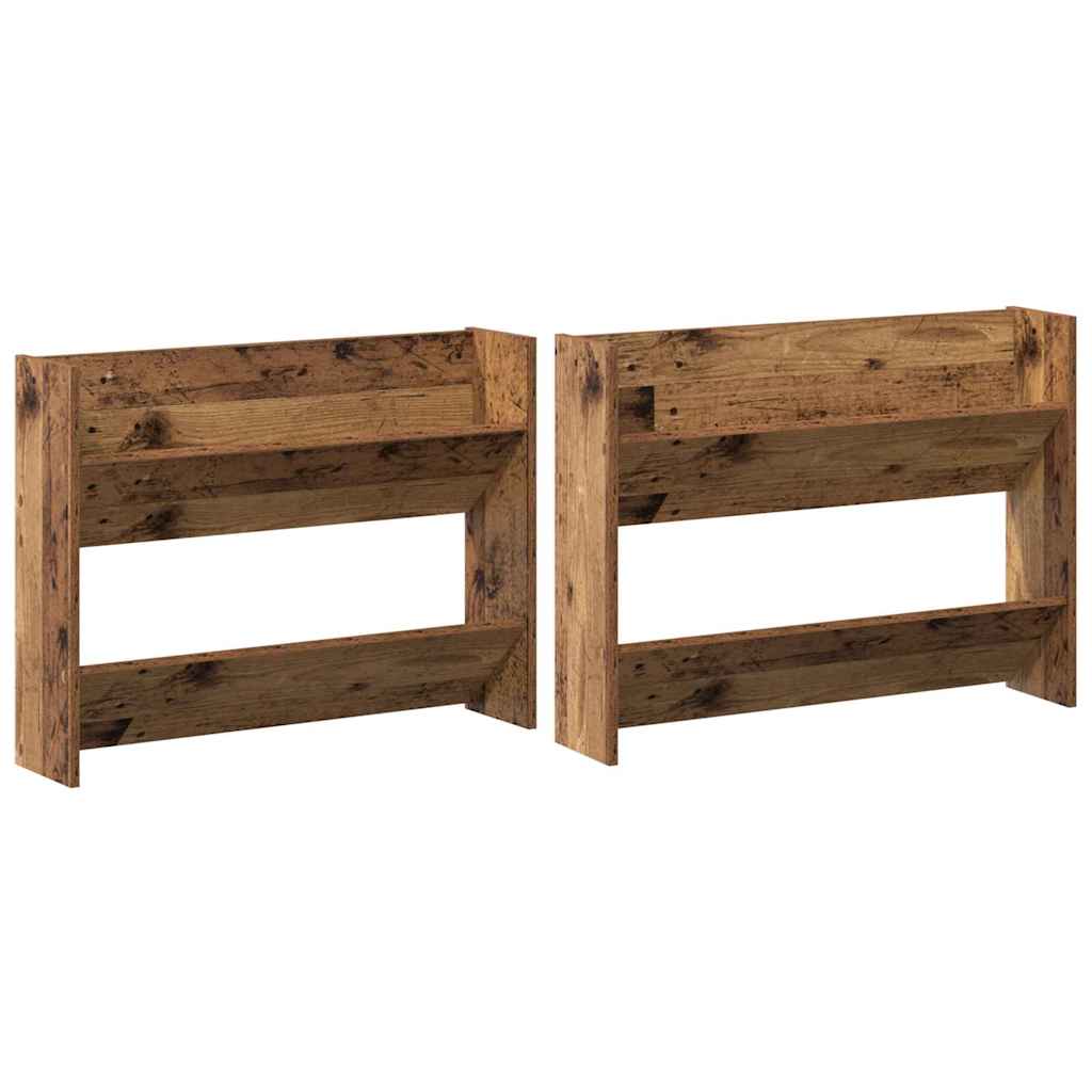 Wall Shoe Cabinets with Shelf Old wood Engineered wood