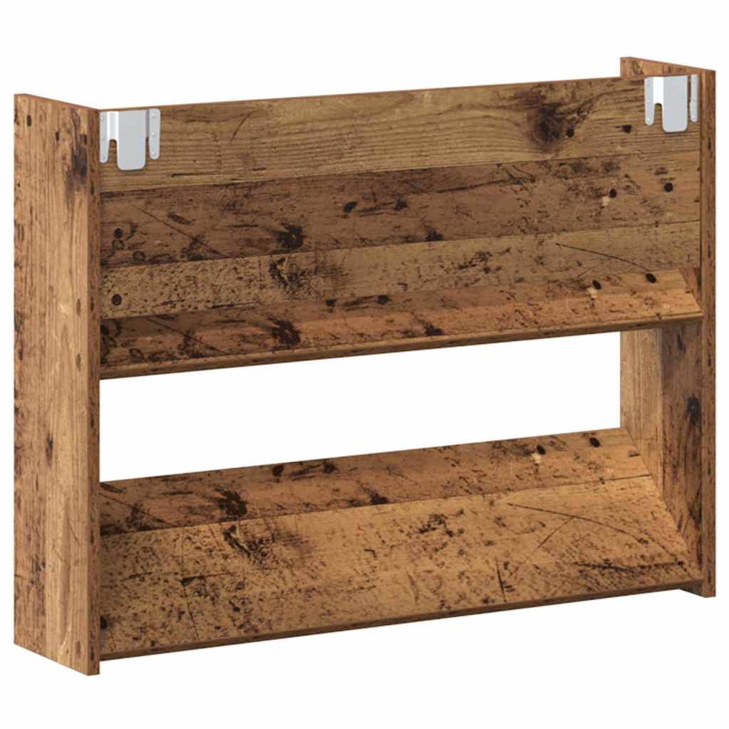 Wall Shoe Cabinets with Shelf Old wood Engineered wood