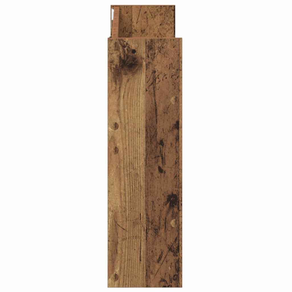 Wall Shoe Cabinets with Shelf Old wood Engineered wood
