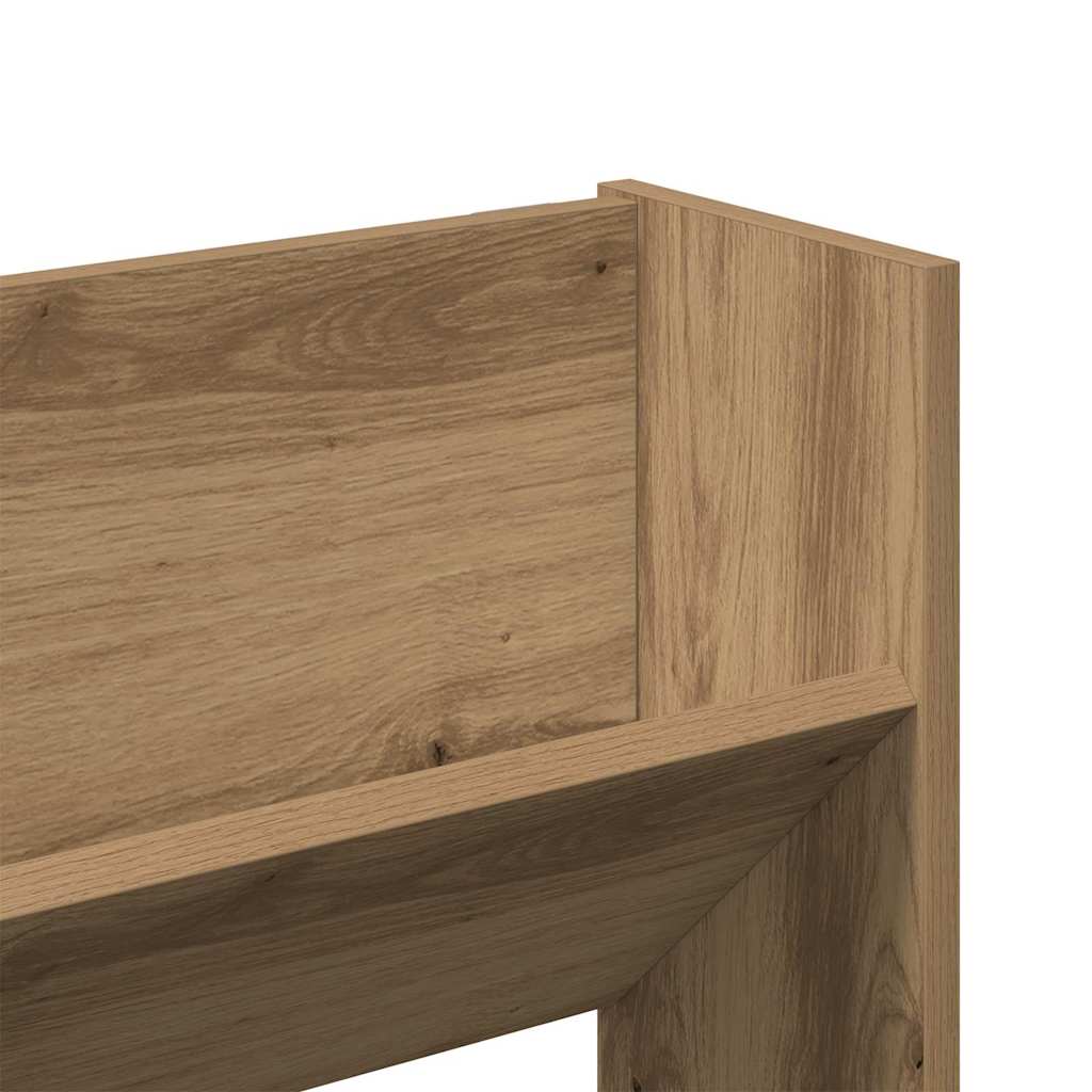 Wall Shoe Cabinets with Shelf Artisan oak Engineered wood