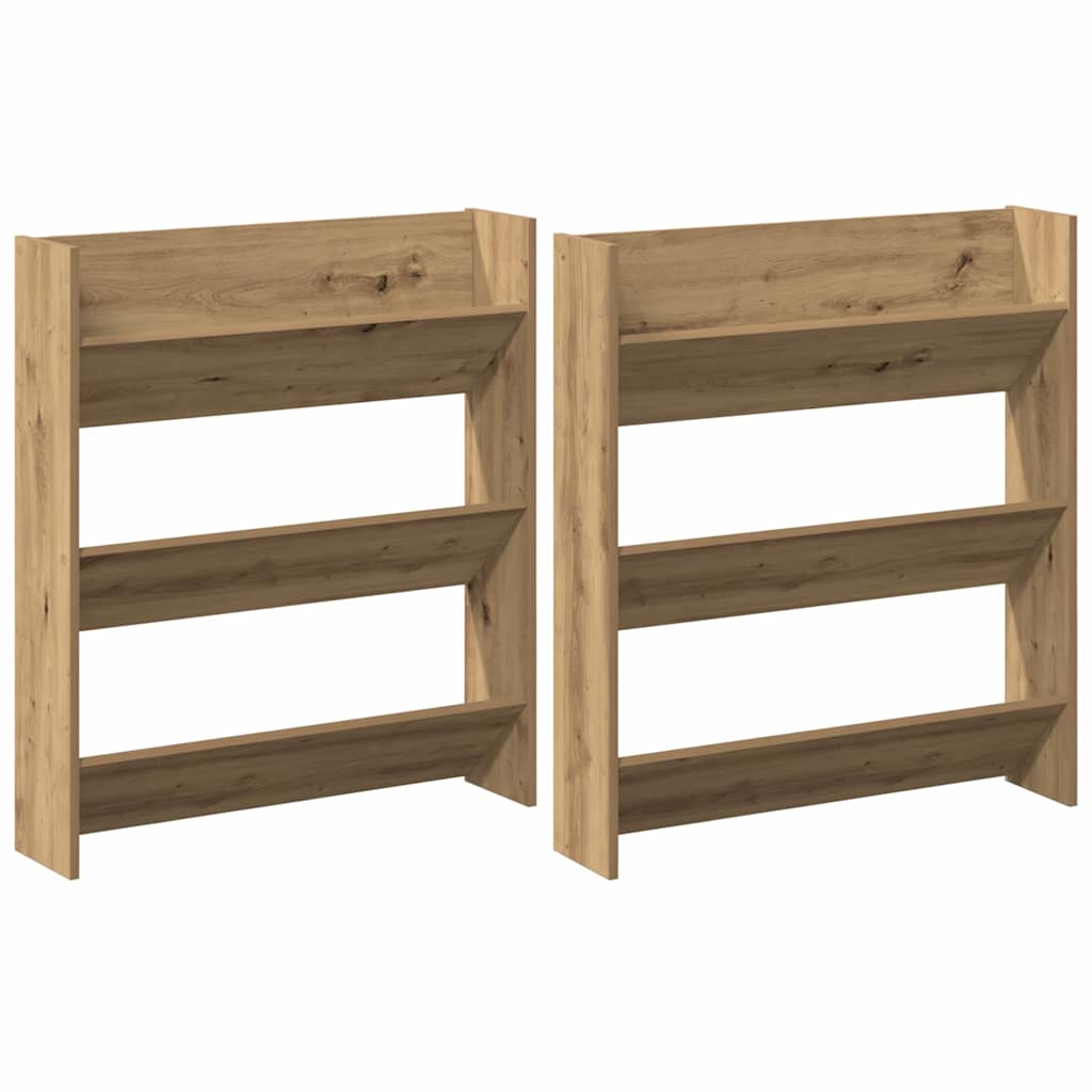 Wall Shoe Cabinets with Shelf Other Artisan oak Engineered wood