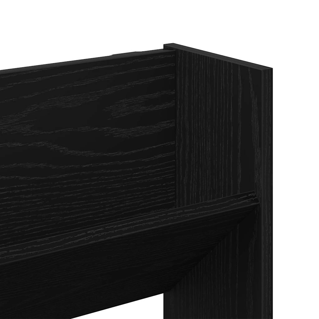 Wall Shoe Cabinets with Shelf Other Black oak Engineered wood