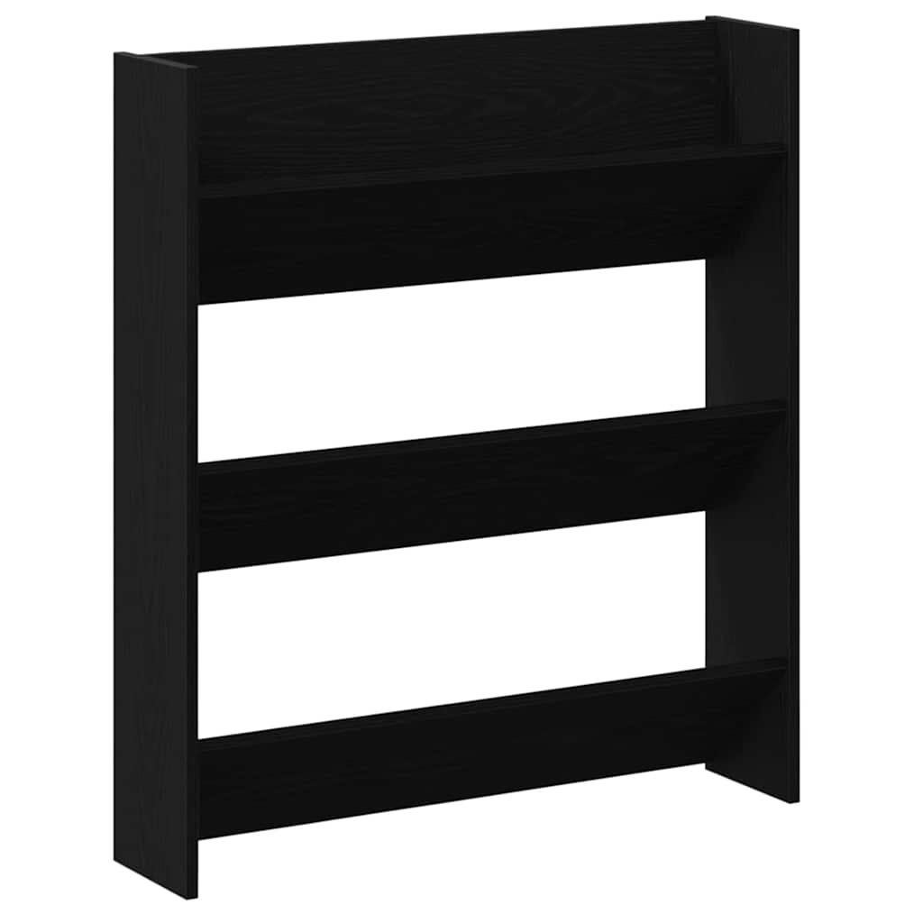 Wall Shoe Cabinets with Shelf Other Black oak Engineered wood