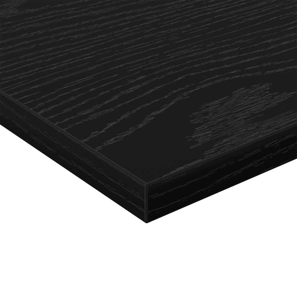 Bookshelf Board 4 pcs Black 40 x 30 x 1.5 cm Engineered wood