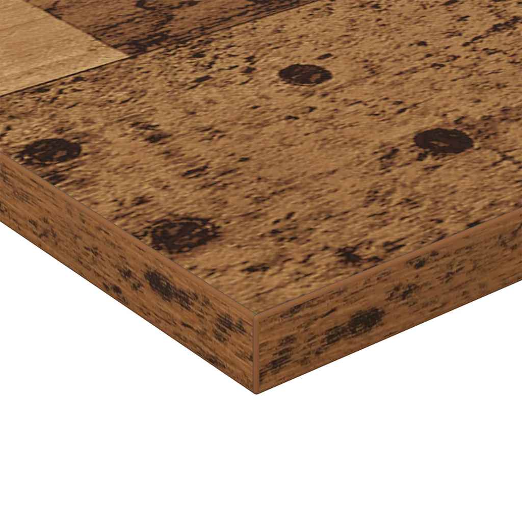 Bookshelf Board 4 pcs Brown 100 x 20 x 1.5 cm Engineered wood