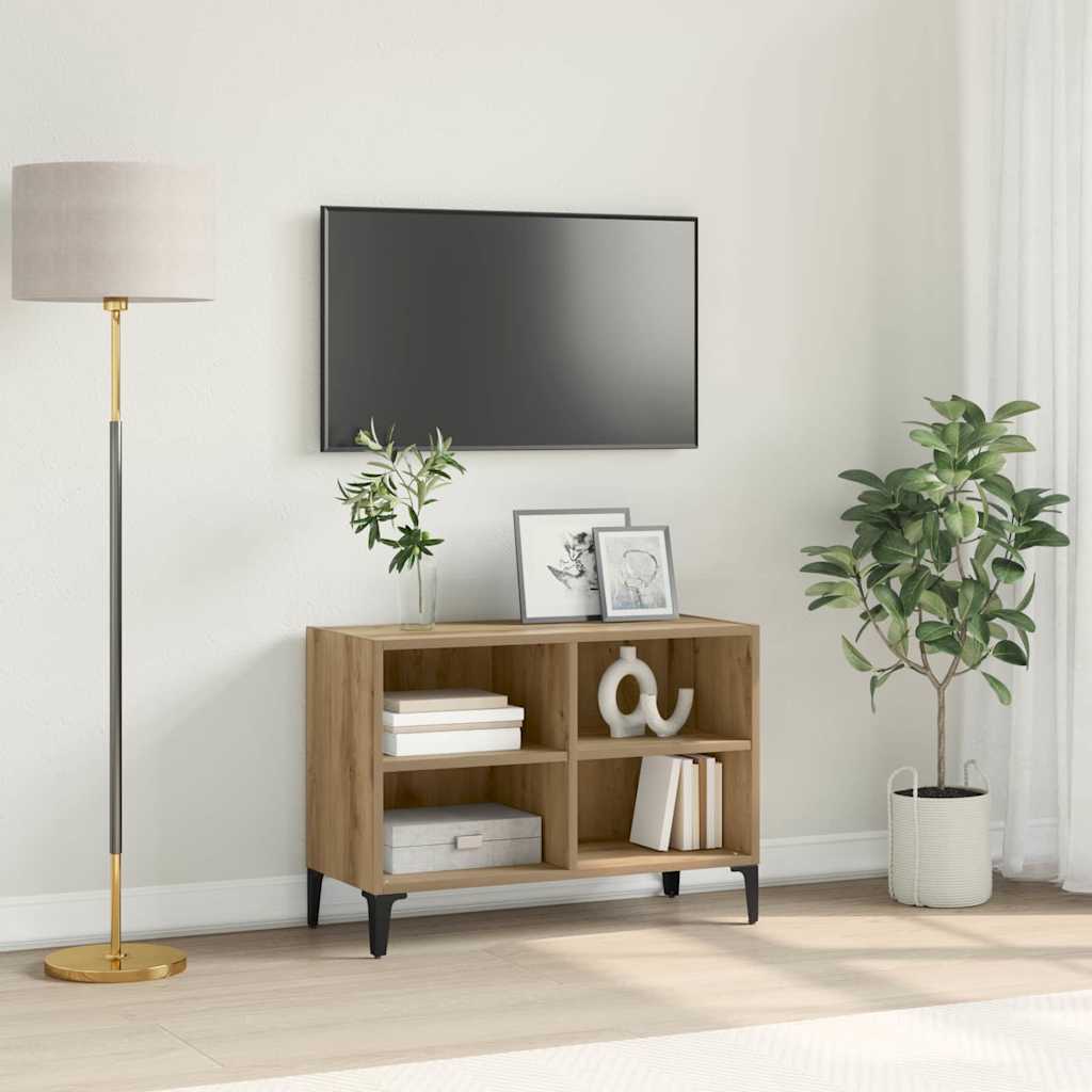 Tv Cabinet With Metal Legs 69.5X30X50 Cm