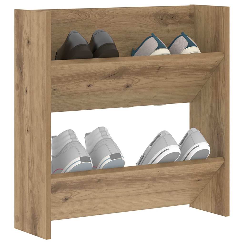 Wall Shoe Cabinet with Shelf Other Artisan oak Engineered wood