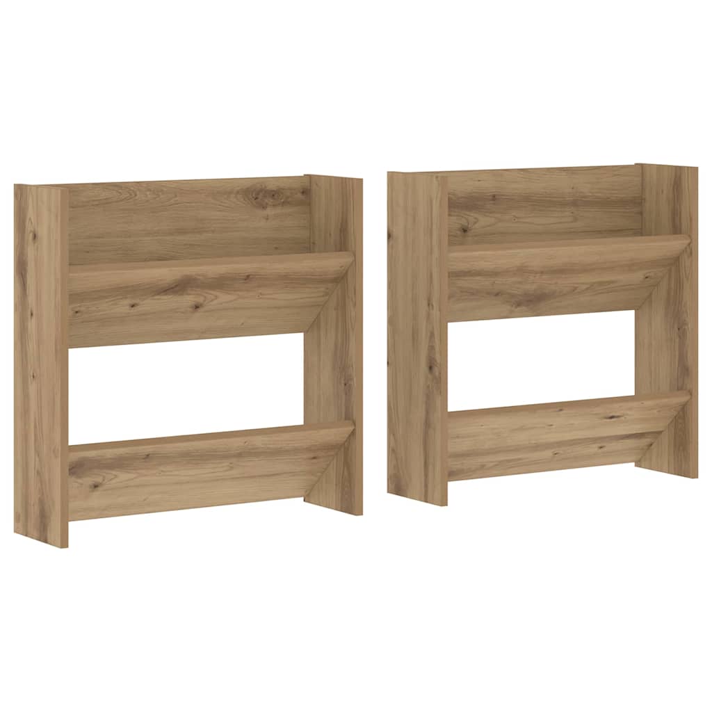 Wall Shoe Cabinets with Shelf Other Artisan oak Engineered wood