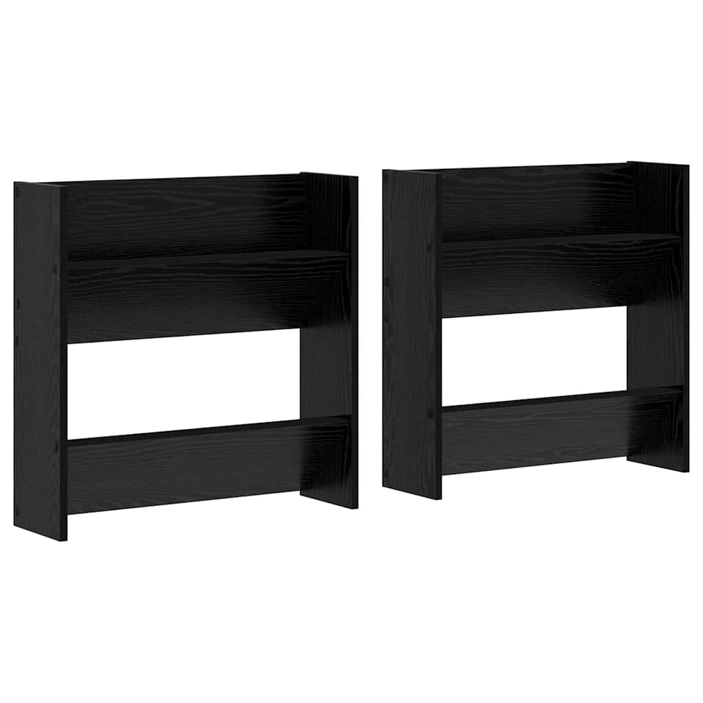 Wall Shoe Cabinets with Shelf Other Black oak Engineered wood