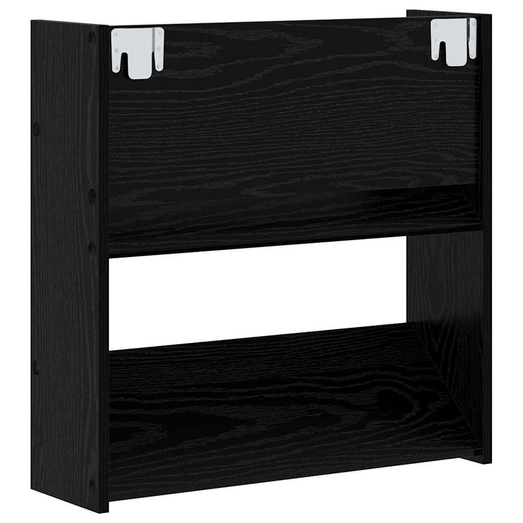 Wall Shoe Cabinets with Shelf Other Black oak Engineered wood