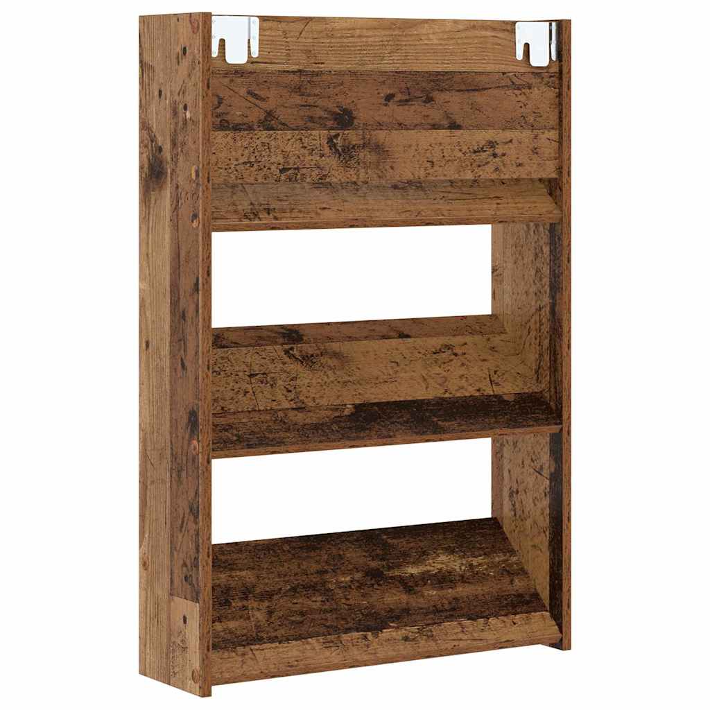 Wall Shoe Cabinet with Shelf Other Old wood Engineered wood