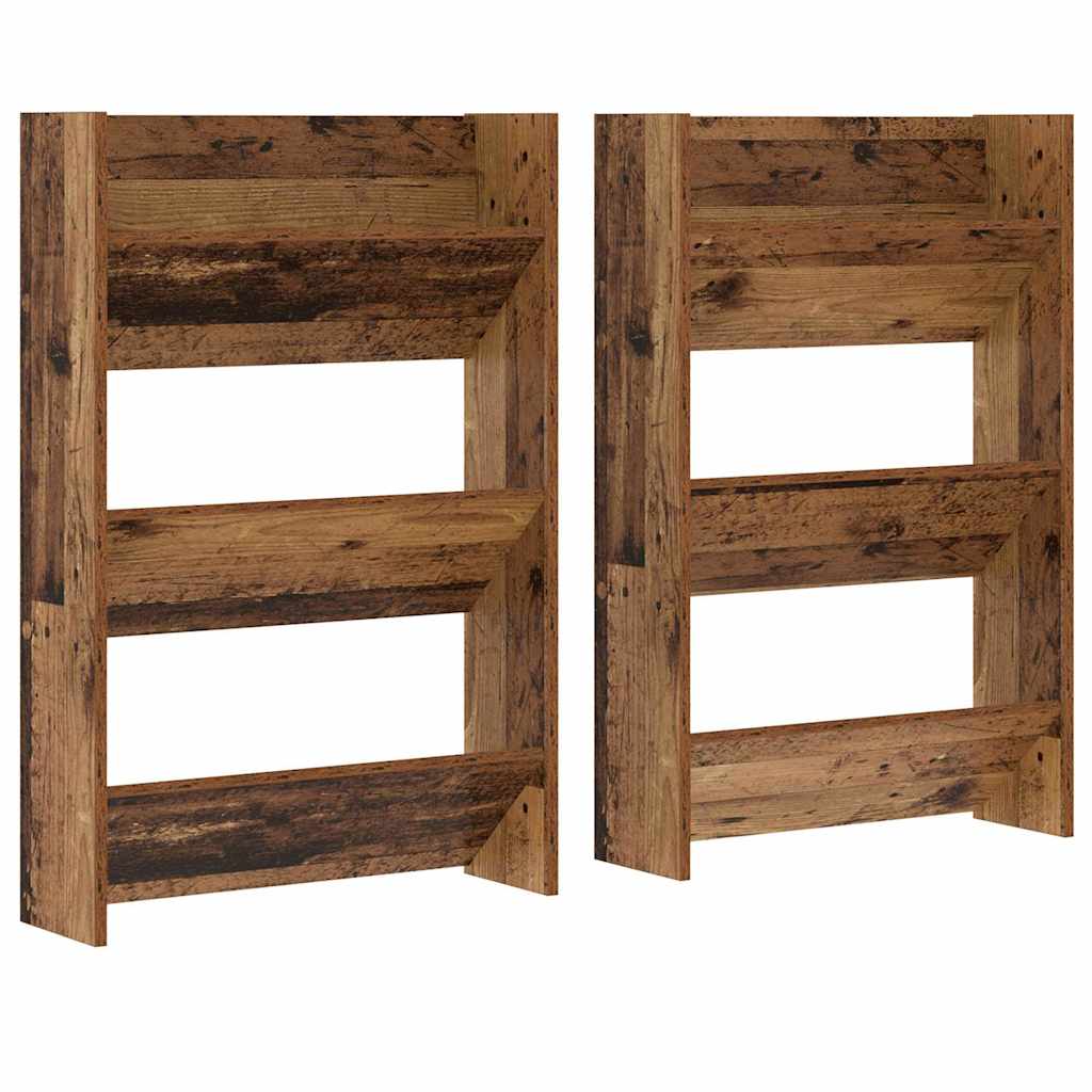 Wall Shoe Cabinets with Shelf Other Old wood Engineered wood