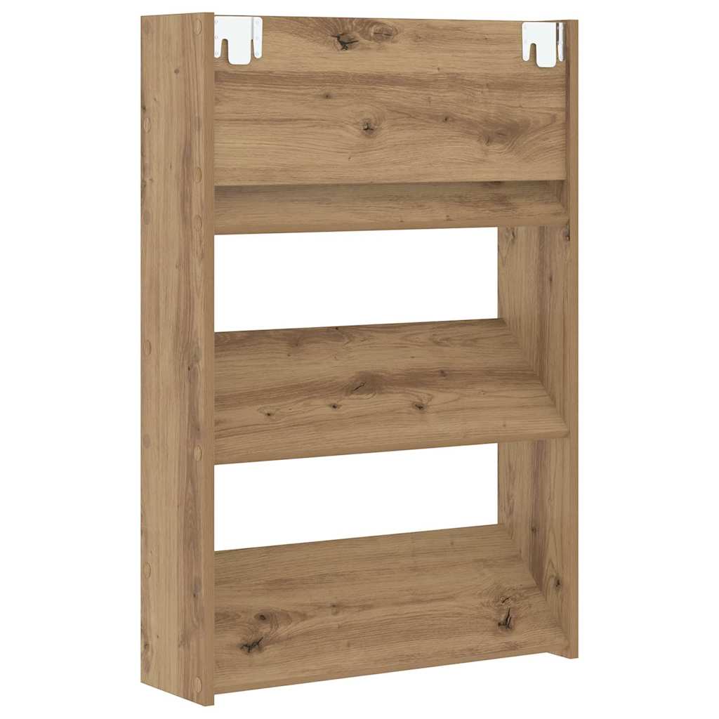 Wall Shoe Cabinet with Shelf Other Artisan oak Engineered wood