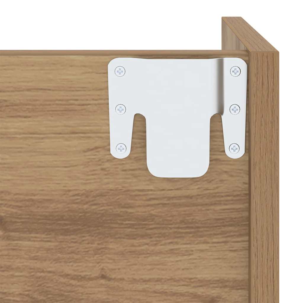Wall Shoe Cabinets with Shelf Other Artisan oak Engineered wood