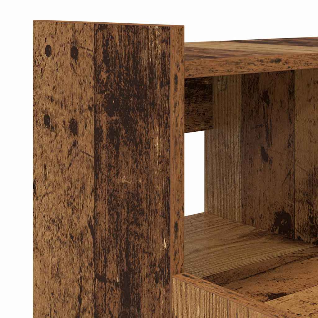 Desk with Desk Lamps Old wood 97 x 45 x 90 cm Engineered wood