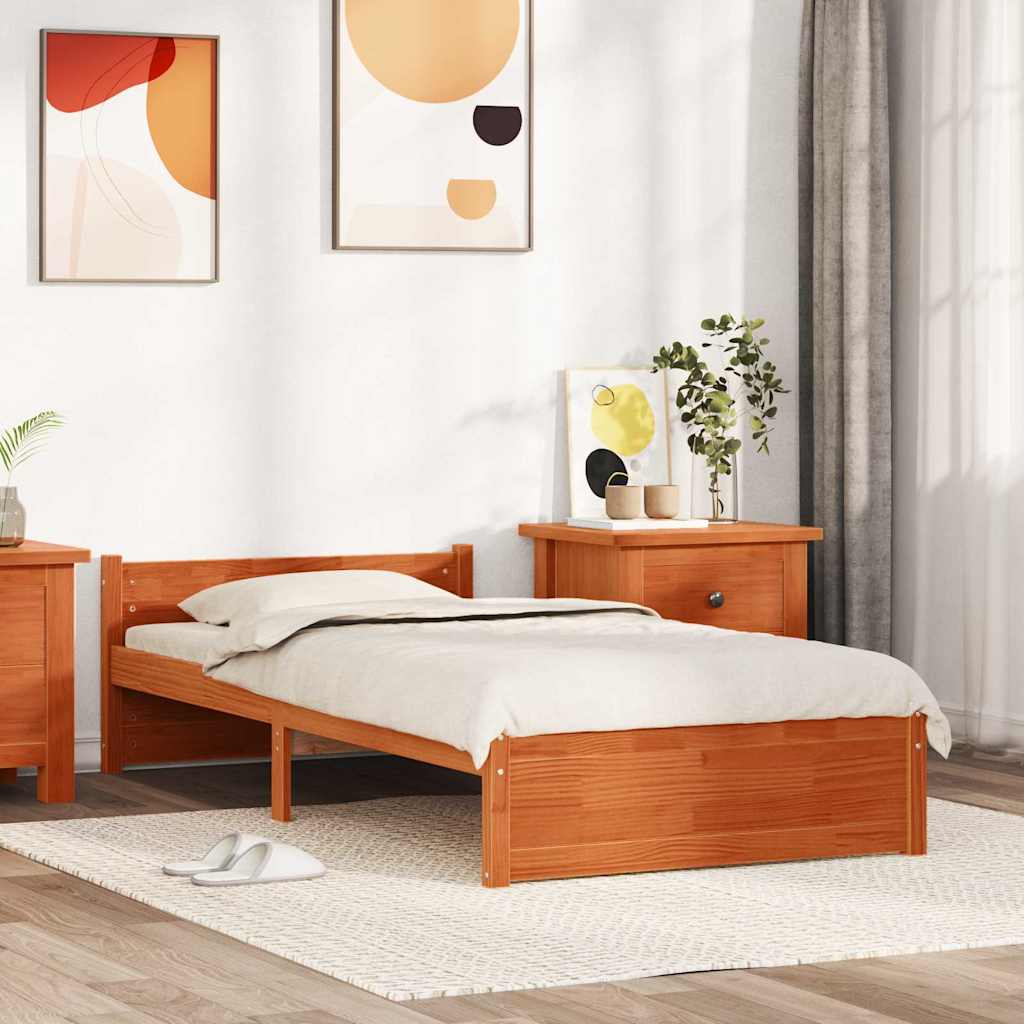 Bed Frame Without Mattress Solid Wood