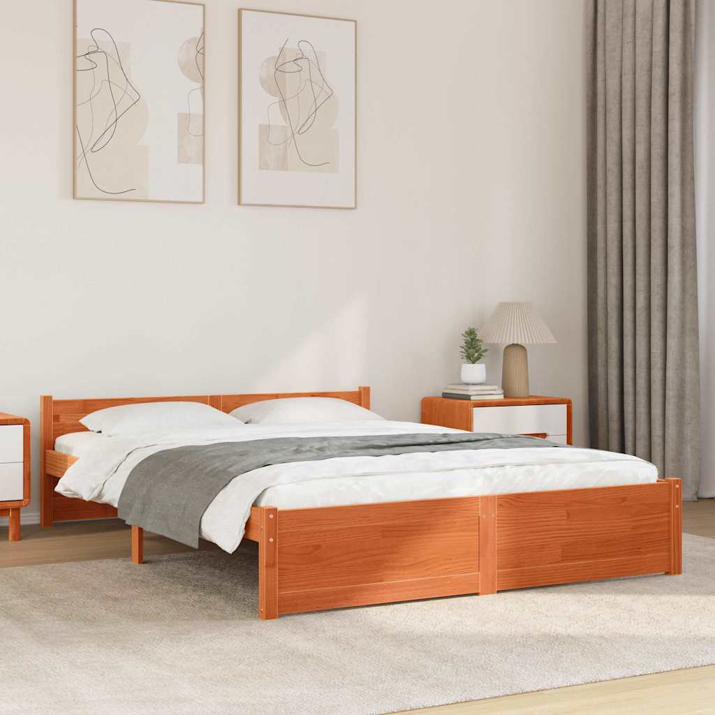 Bed Frame Without Mattress Solid Wood