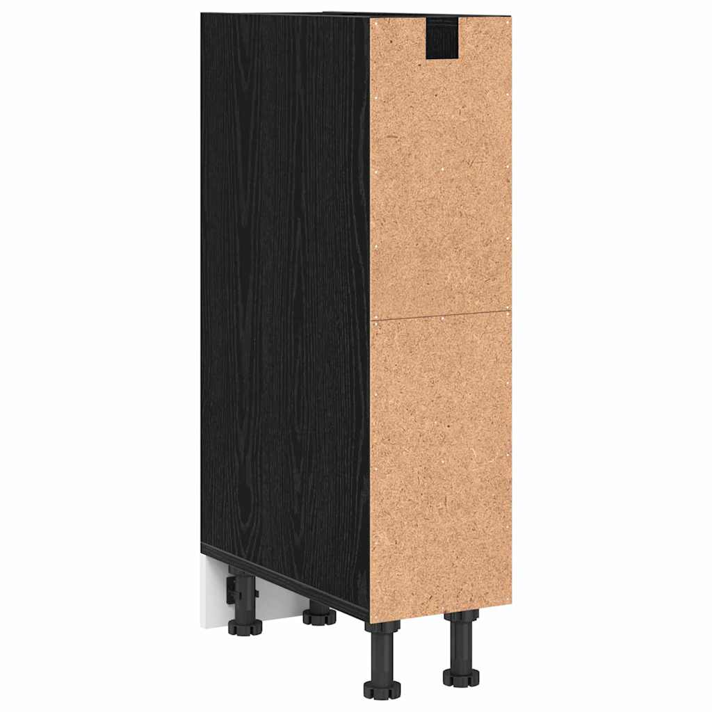 Kitchen Base Cabinet Riga Black oak 20 x 44.5 x 81.5 cm