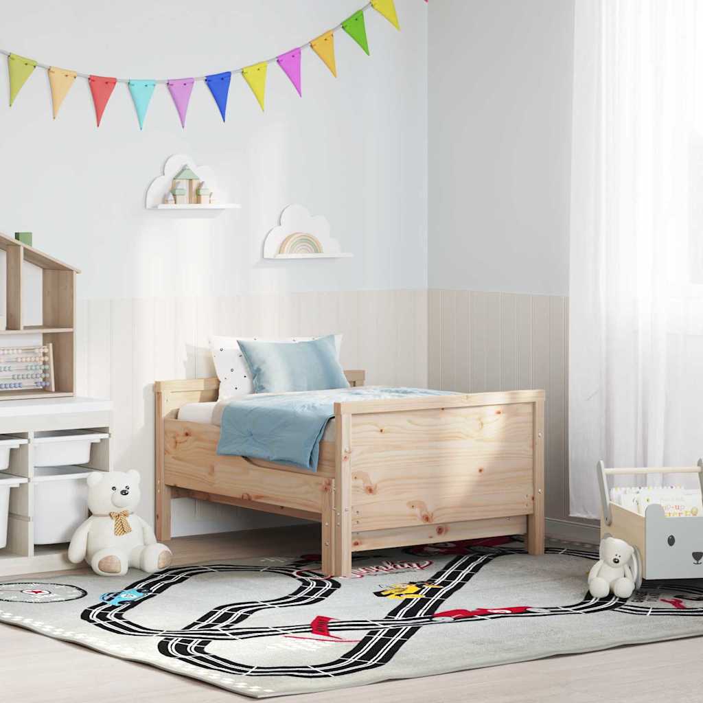 Extendable Bed Frame for Kids Other Brown 80 x 130 / 165 / 200 cm