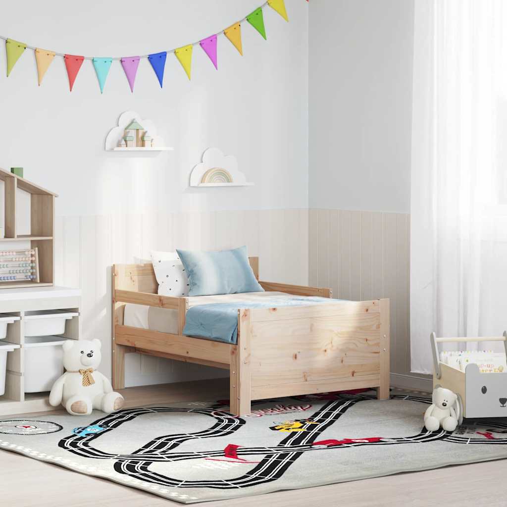 Extendable Bed Frame for Kids Other Brown 80 x 130 / 165 / 200 cm