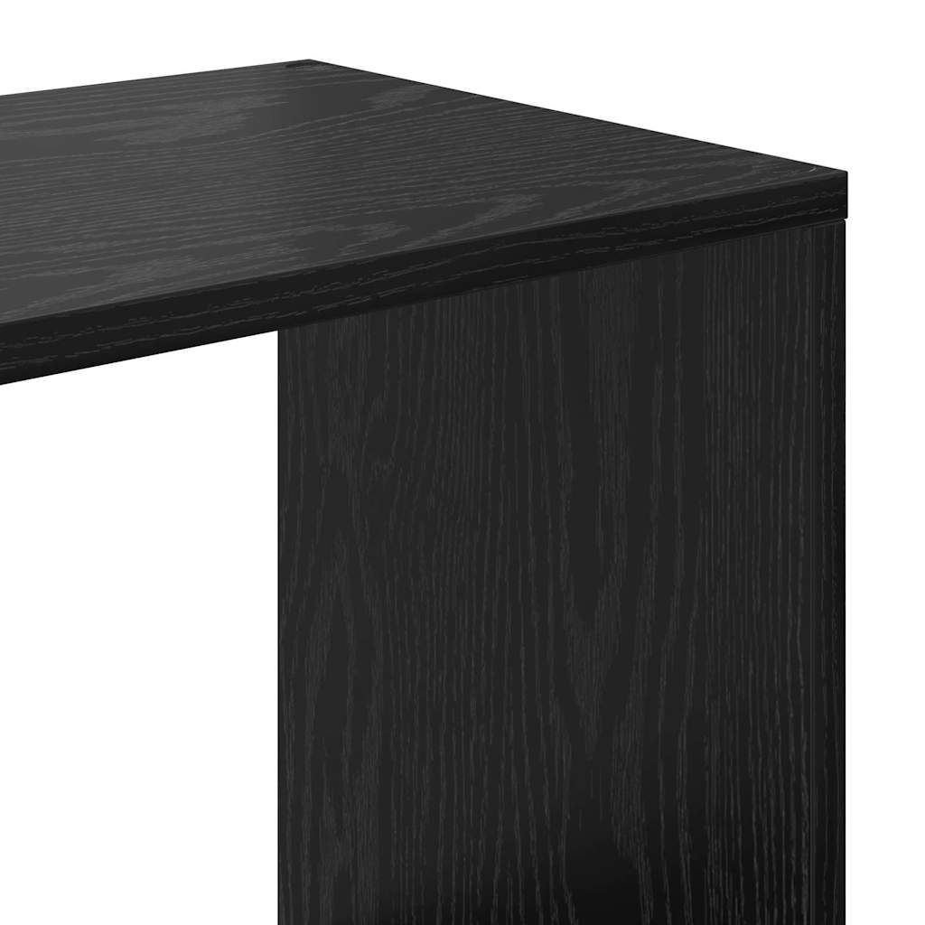 Book Cabinet Black oak Engineered wood