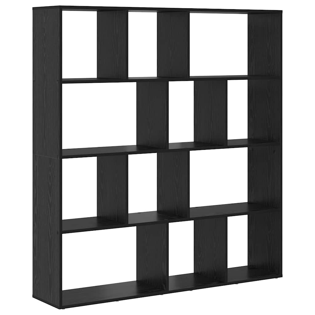 Book Cabinet Black oak Engineered wood