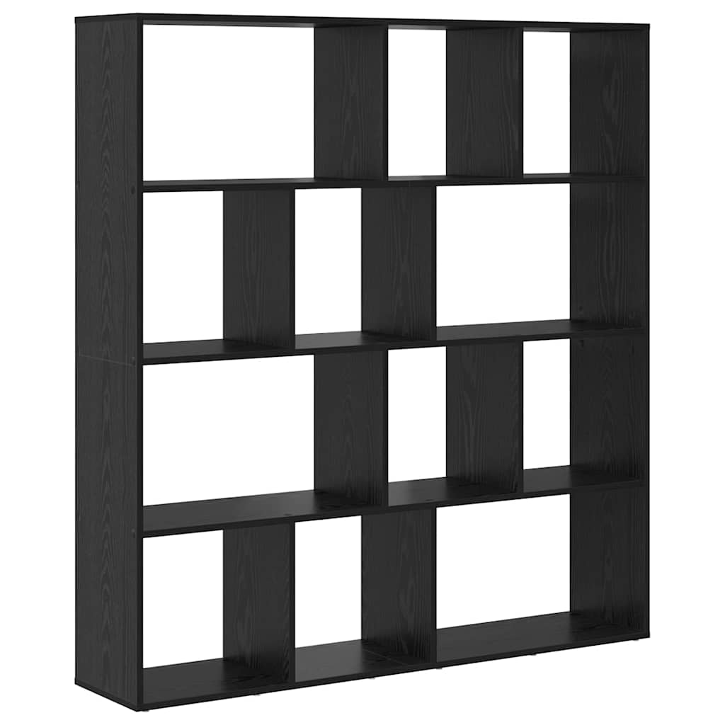 Book Cabinet Black oak Engineered wood