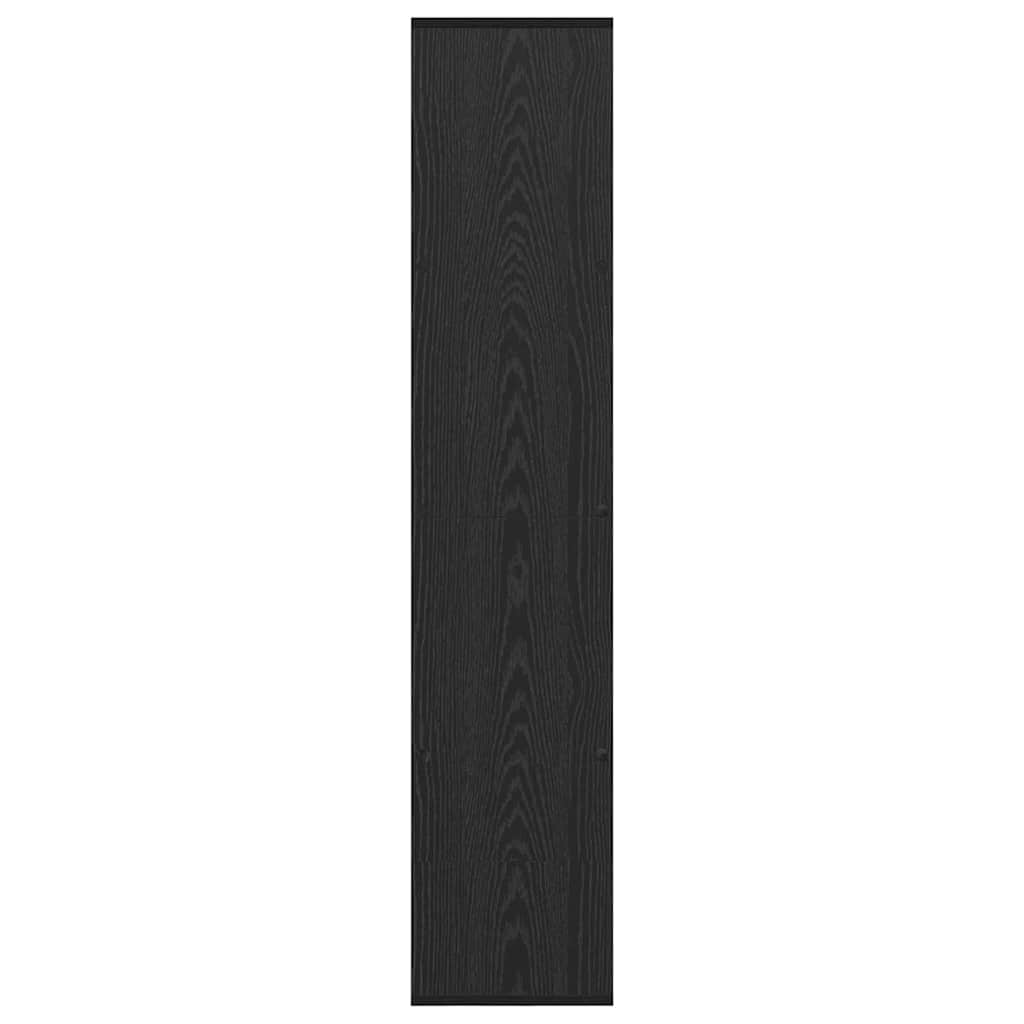 Book Cabinet Black oak Engineered wood