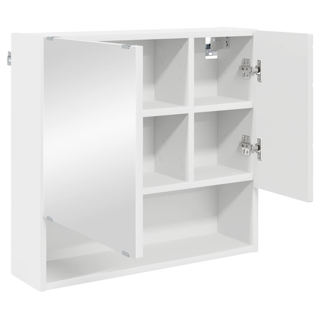 Bathroom Furniture Set Wall-mounted 3 pcs White 61 x 35 x 64 cm